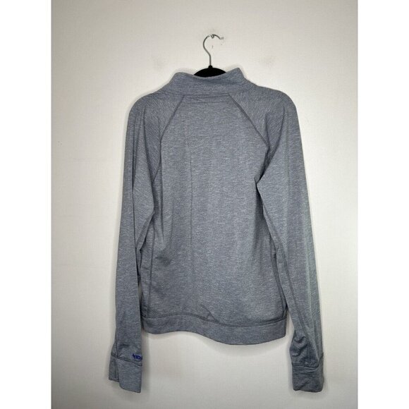 Abercrombie & Fitch Sweatshirt Men's Heather Gray 1/4-Zip Performance Size Large - Picture 8 of 12